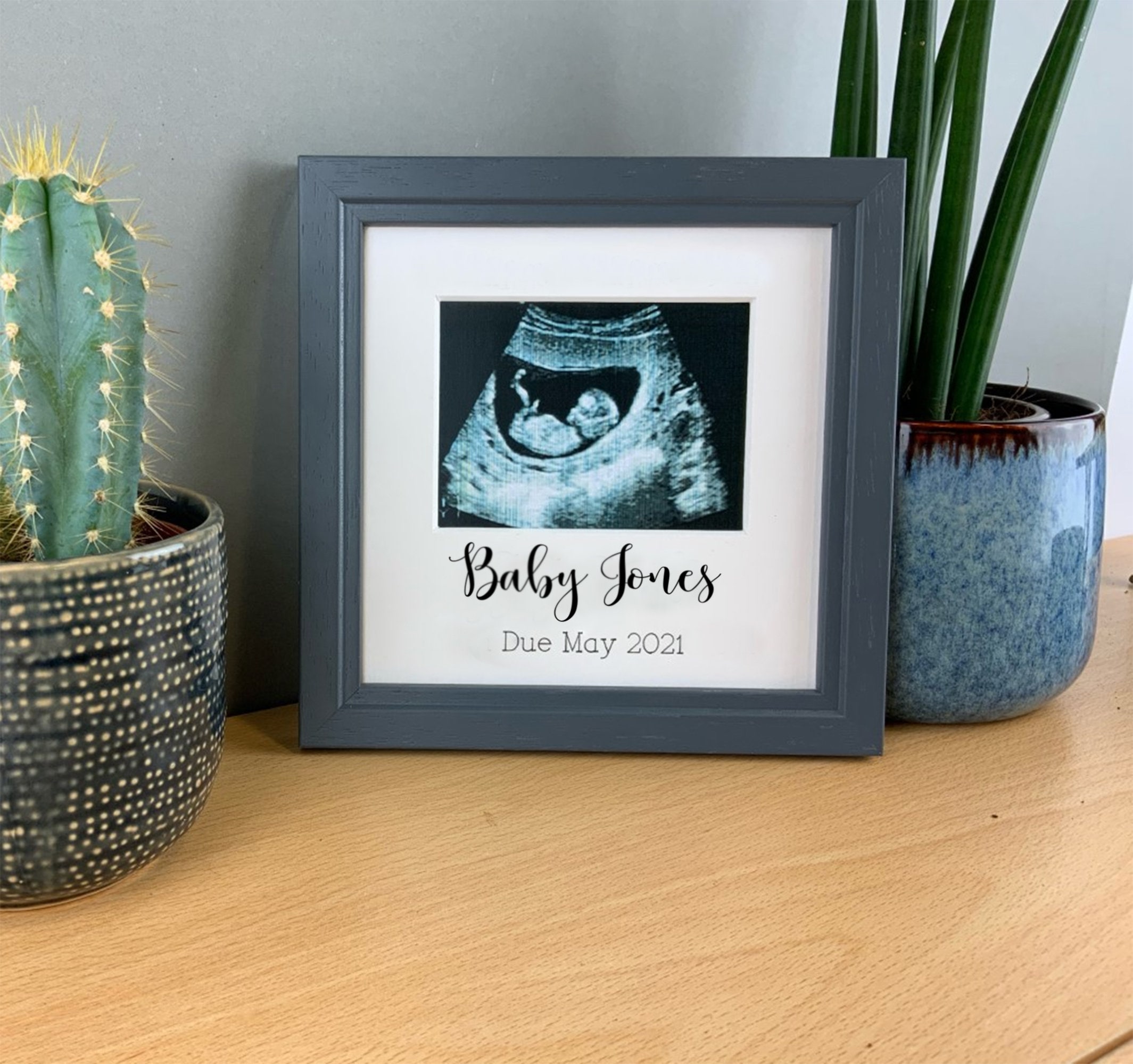 Baby Scan Frame, Ultrasound Frame, Baby Announcement, Pregnancy Reveal ...