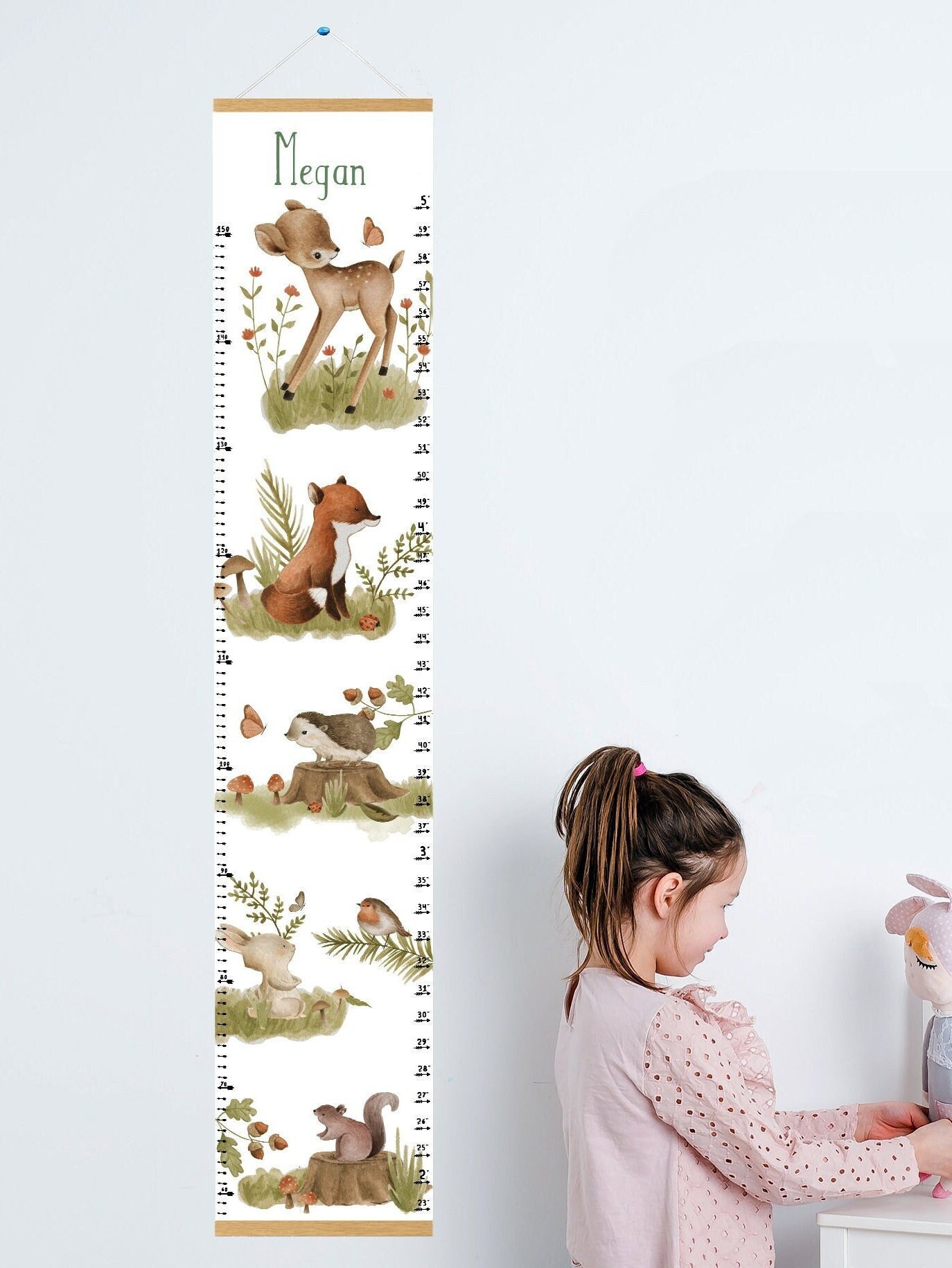 woodland-nursery-growth-chart-nature-height-chart-for-baby-nursery-or-kids-room-forest-animals-green-gender-neutral-first-birthday-gift-etsy for Printable Growth Chart For Wall Free Melissa And Doug Woodland Nursery Growth Chart, Nature Height Chart for Baby Nursery or Kids Room, Forest Animals, Green Gender Neutral, First Birthday Gift. - Etsy for Printable Growth Chart For Wall Free Melissa And Doug