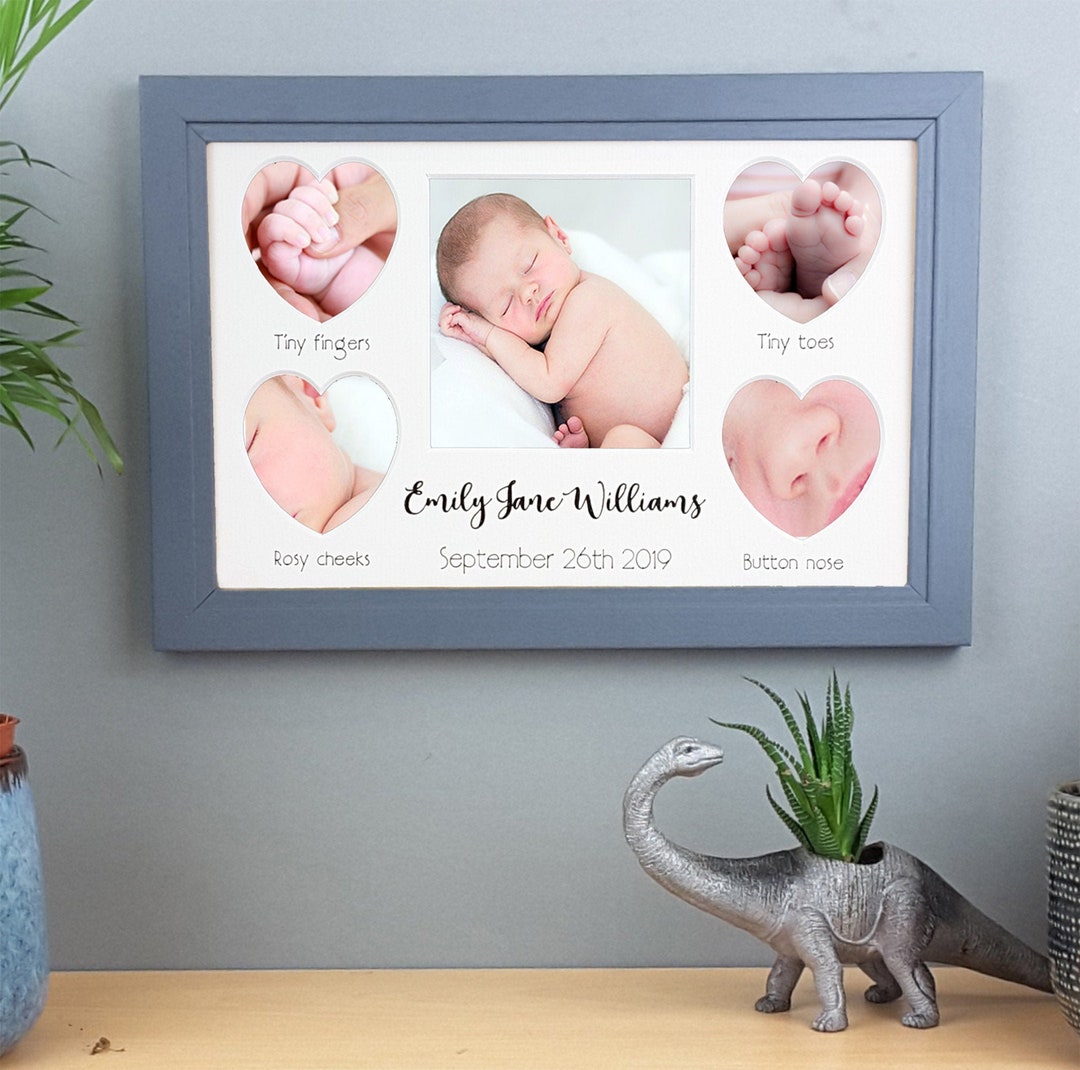 Personalized Baby Photo Frame, Newborn Gift - Etsy