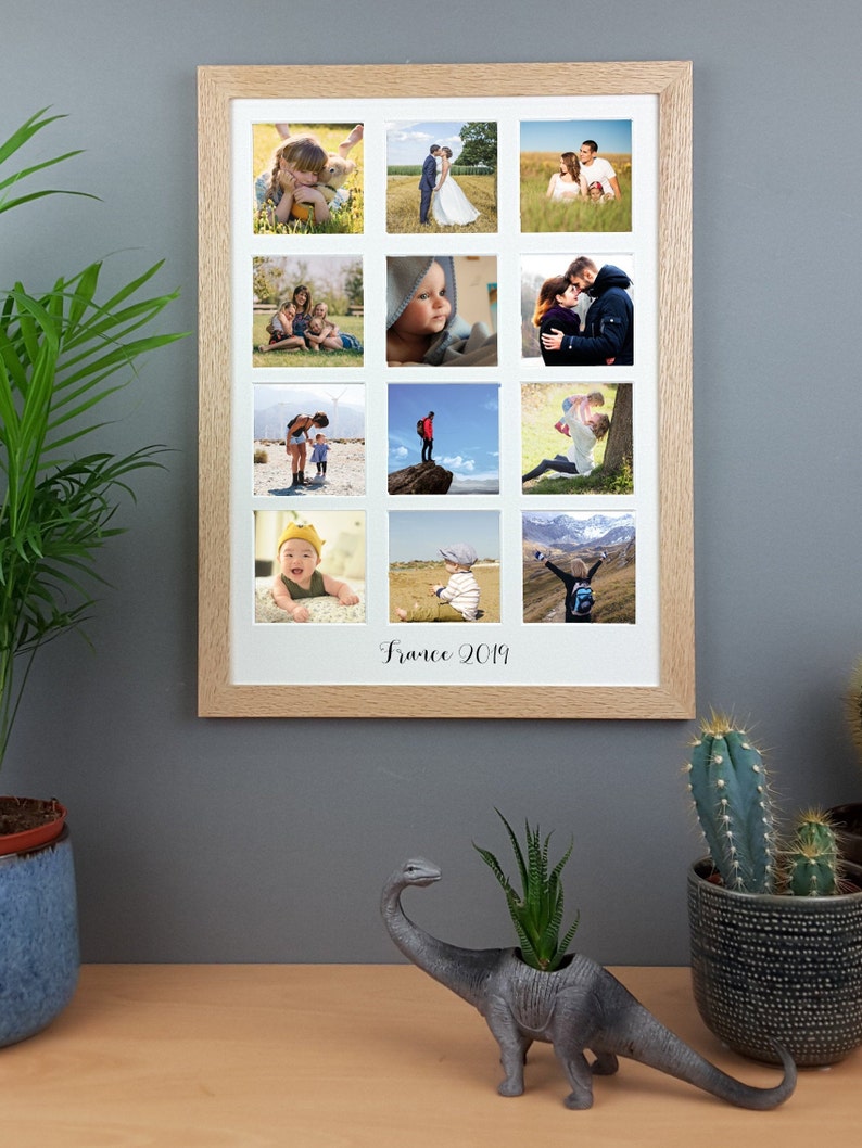 Personalised multi photo frame photo collage picture frame Etsy