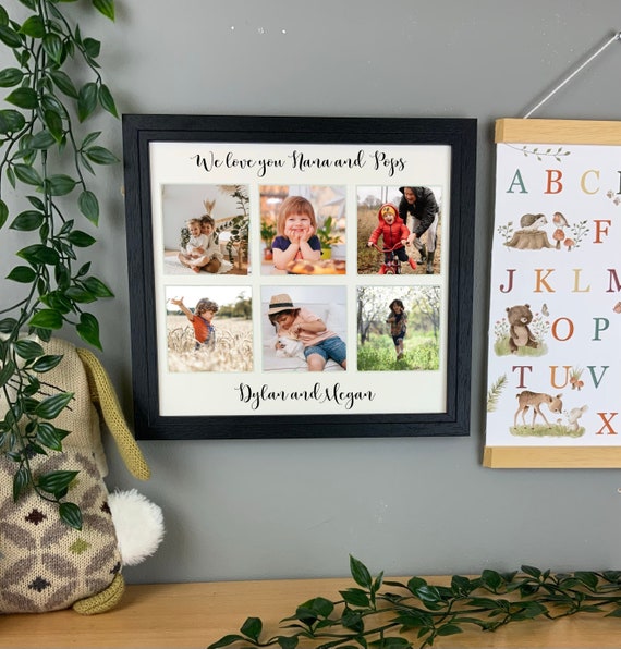 Grandchild Picture Frame - 4x6 Wood Photo Frame, New Grandparent Gift From First Grandchild