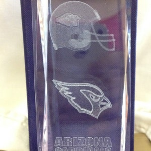 Arizona Cardinals Lead Crystal Paperweight