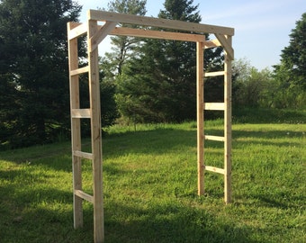 Large Cedar Wedding Arch