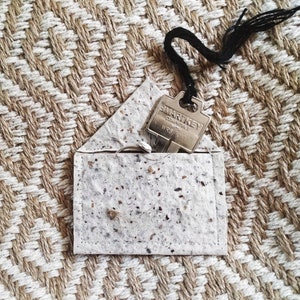 Gift Envelope // Sewn Paper // Engagement Ring Envelope