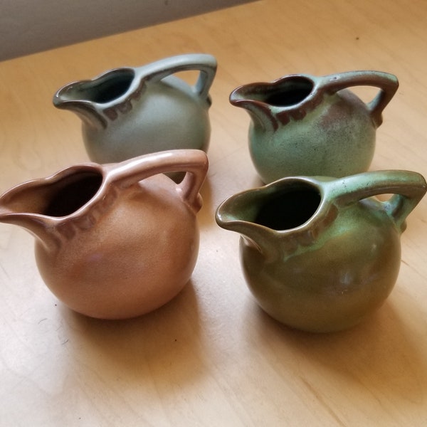 Frankoma Pottery - Set of Four Creamers