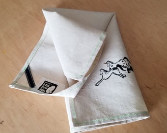 Tea Towel - VINTAGE LINEN - Sometimes a Unicorn