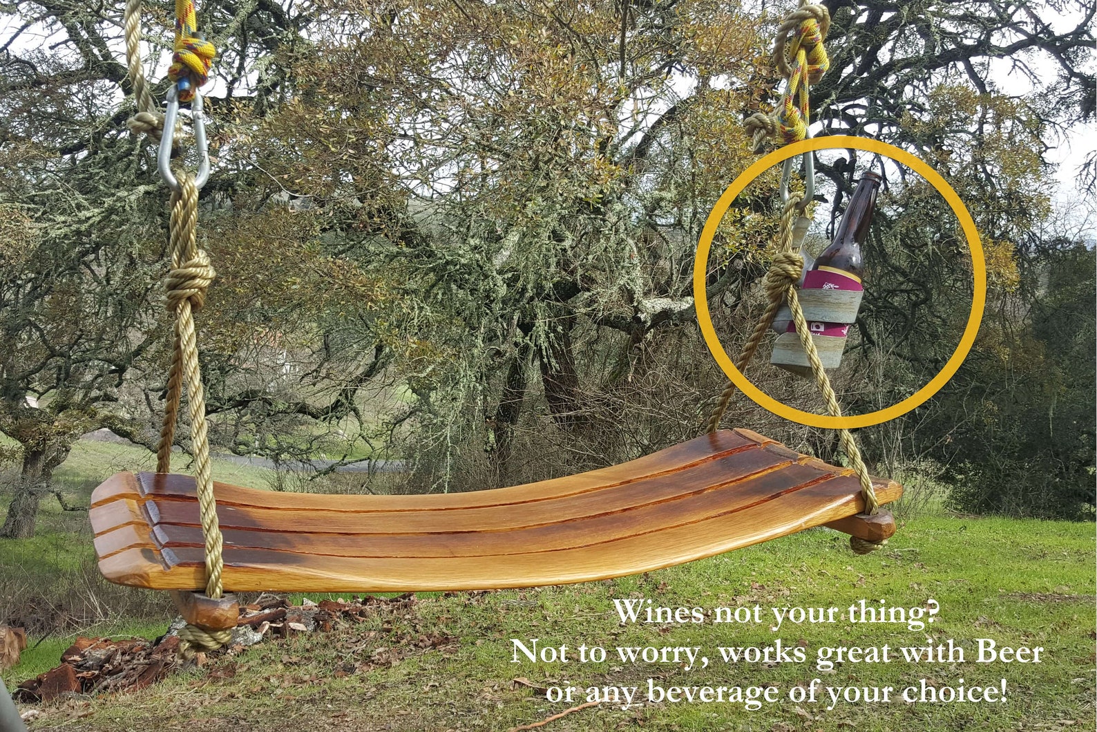 Wine Lovers SWING Handcrafted Swing Wine Barrel DécorHome Etsy