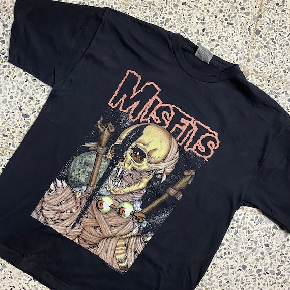 MISFITS 1990s Band T-Shirt, PusHead, Single stitch