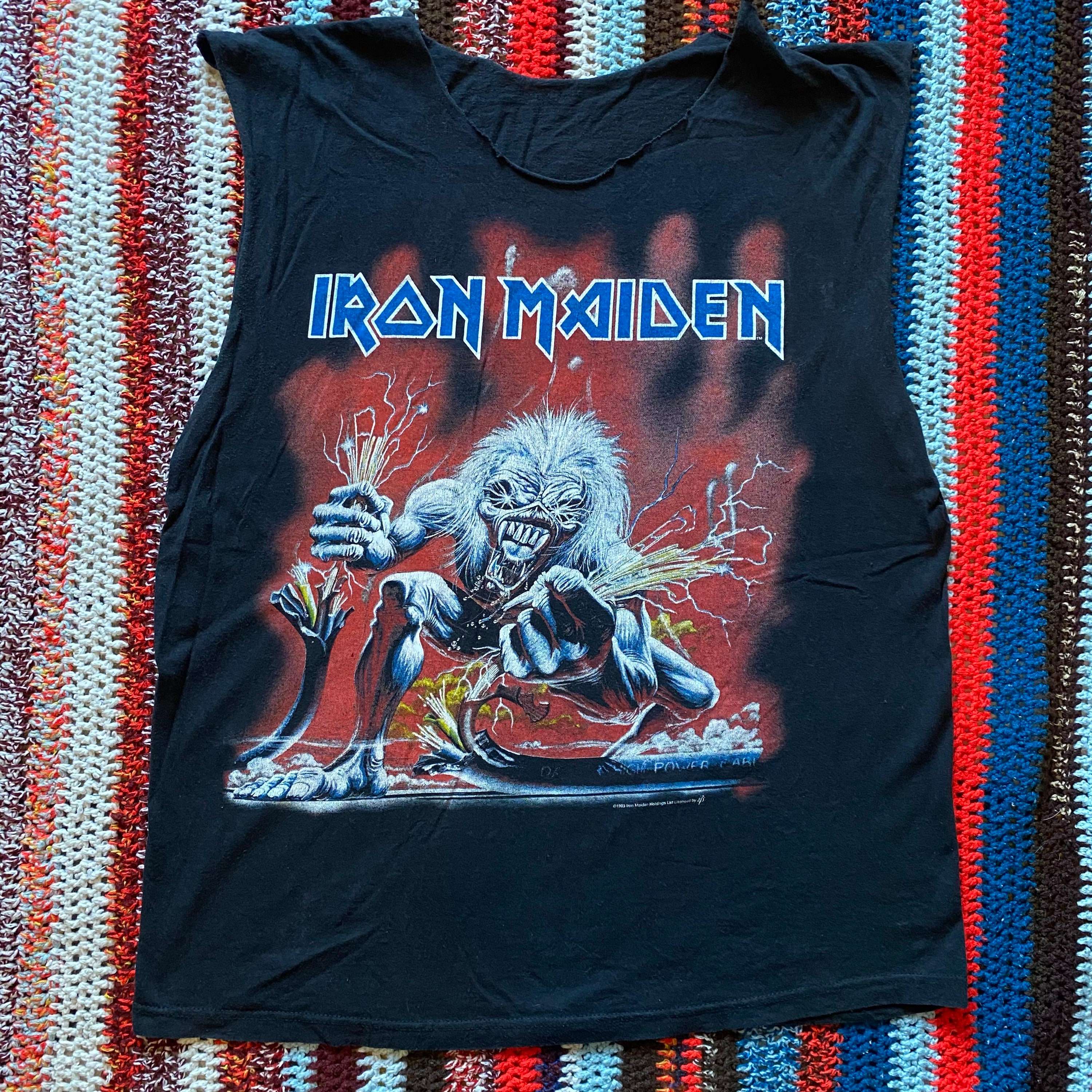 Vintage 1990s Iron Maiden Black Band T-shirt, Metal Collection