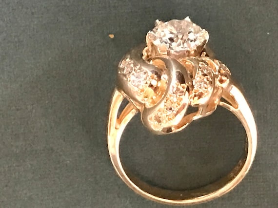 Beautiful custom made designer diamond ring, 1.24… - image 5