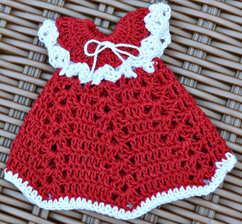 Doily crocheted dress. 3 1/x4 Etsy