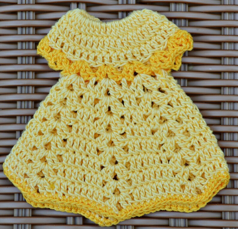 Doily crocheted dress. 3 1/x4 Etsy