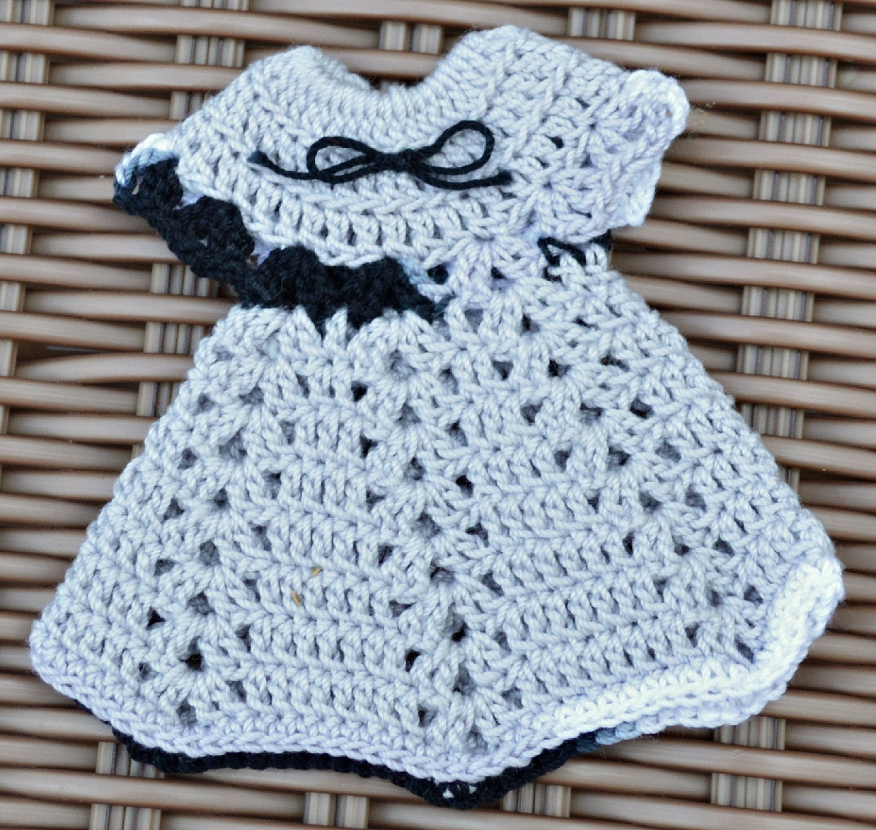 Doily crocheted dress. 3 1/x4 Etsy