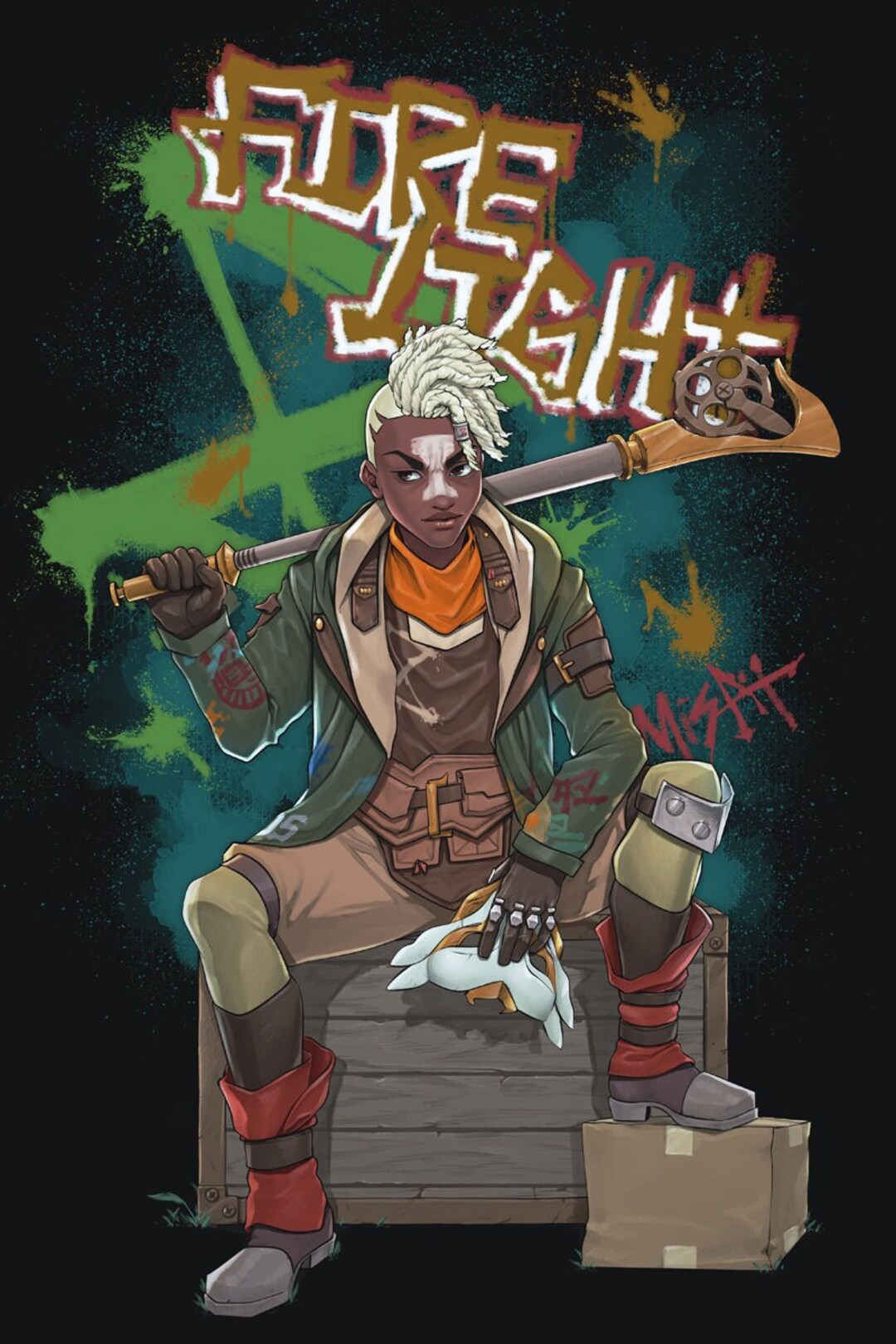 Ekko Anime Art Print - Etsy