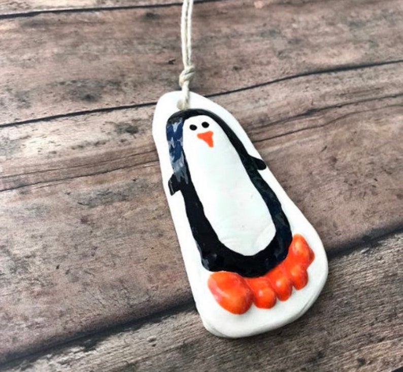 baby penguin footprint kit
