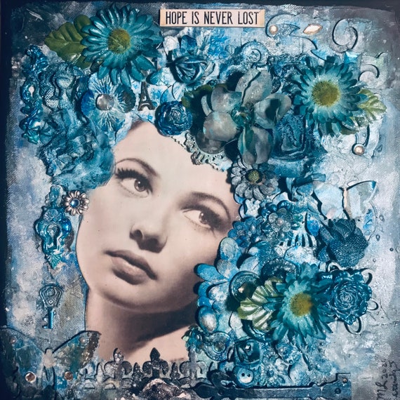 Mixed media art outlet