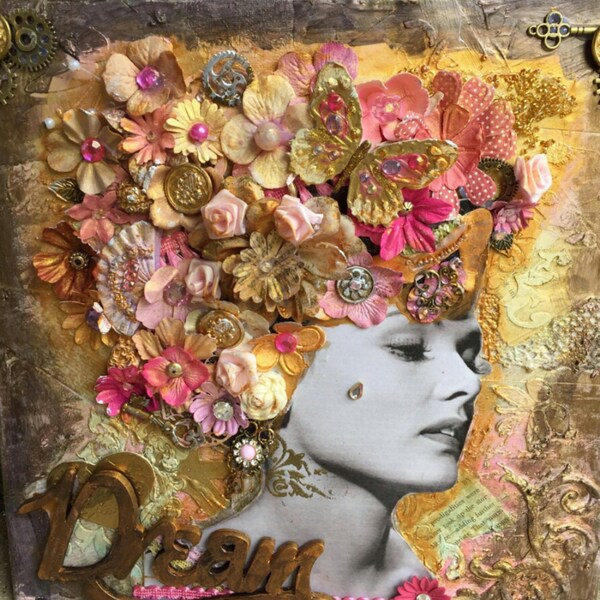 Mixed Media Art Etsy