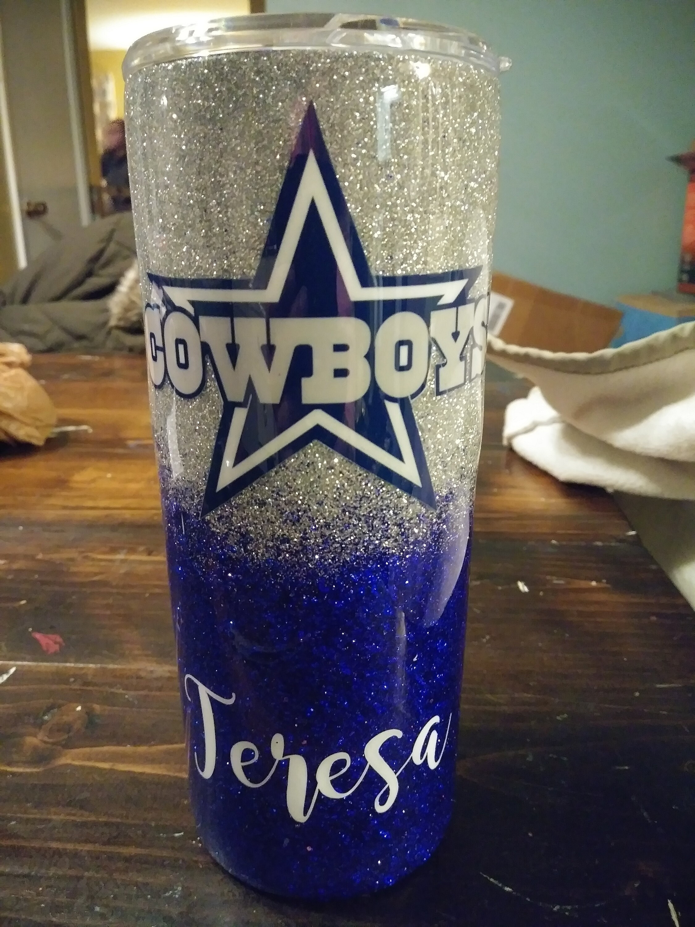 20 oz Custom Dallas Cowboys Tumbler Etsy