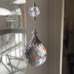 Crystal ball crystal prism hanging ornament