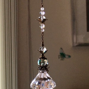 Vintage Style Sun Catcher Crystal Glass Pendant Window - Etsy