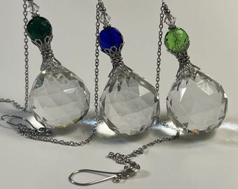Pierre d'anniversaire, cadeau du mois d'anniversaire, ornement prisme de cristal attrape-soleil