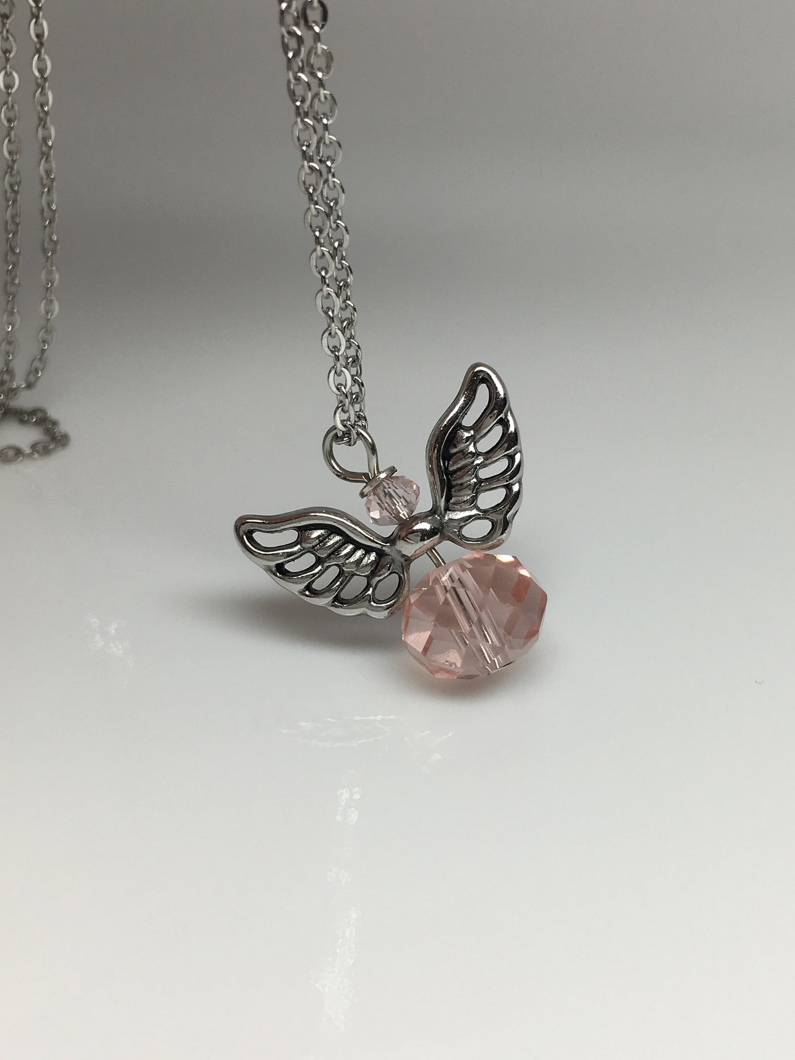 Guardian Angel Glass Pink
