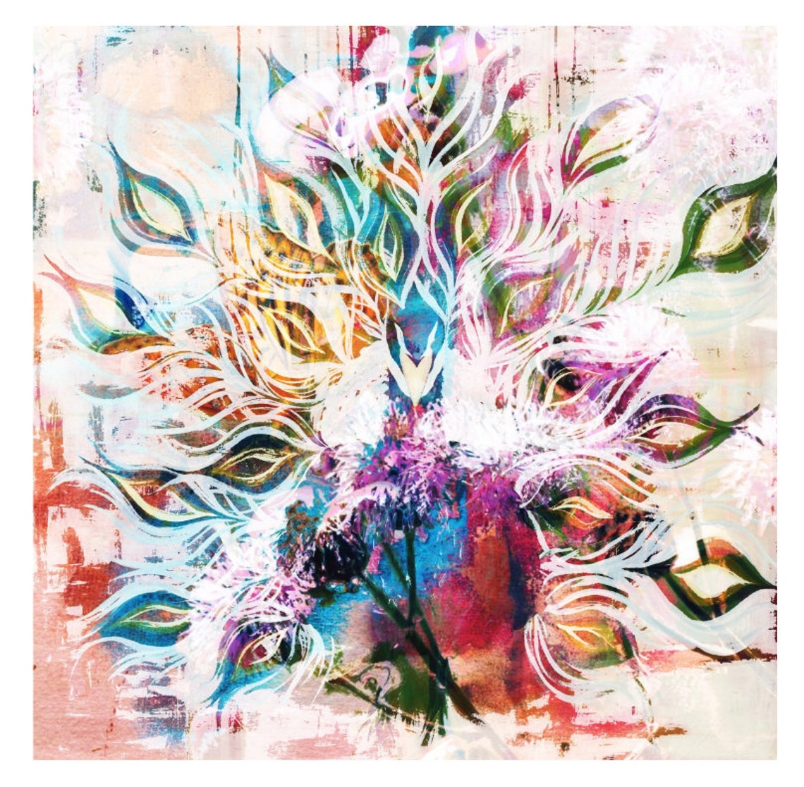 Splendor on Display Floral art Print - Etsy