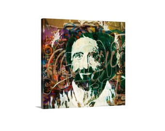 Jesus 3 - graffiti (canvas print)