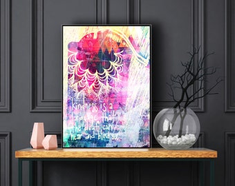 The Language of Kindness (art print)