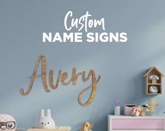 Name Plaque, Bedroom name sign wall art, bedroom door sign , custom name wall plaque, name wall art, name plaque for nursery, playroom wall