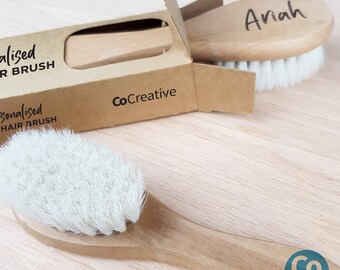 personalised baby hair brush