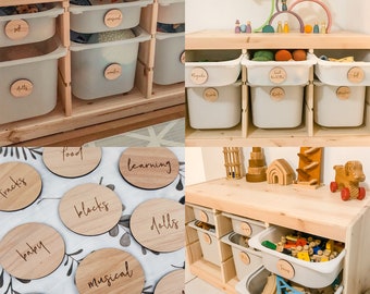 ikea wooden toy storage