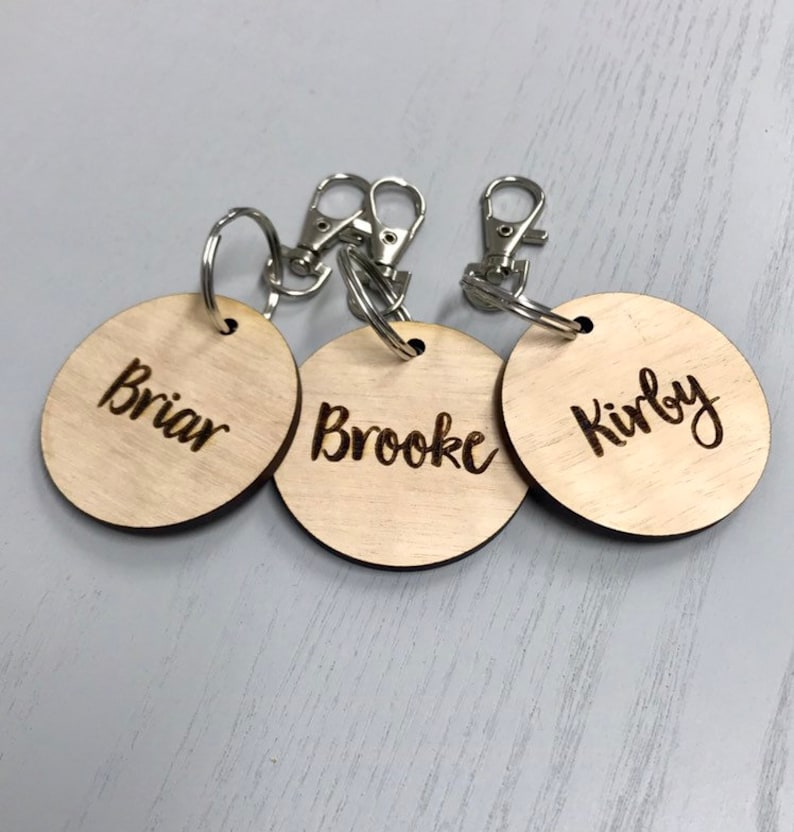 Personalised Laser Cut Bag Tag/ Key Ring for Kids School Bag Etsy