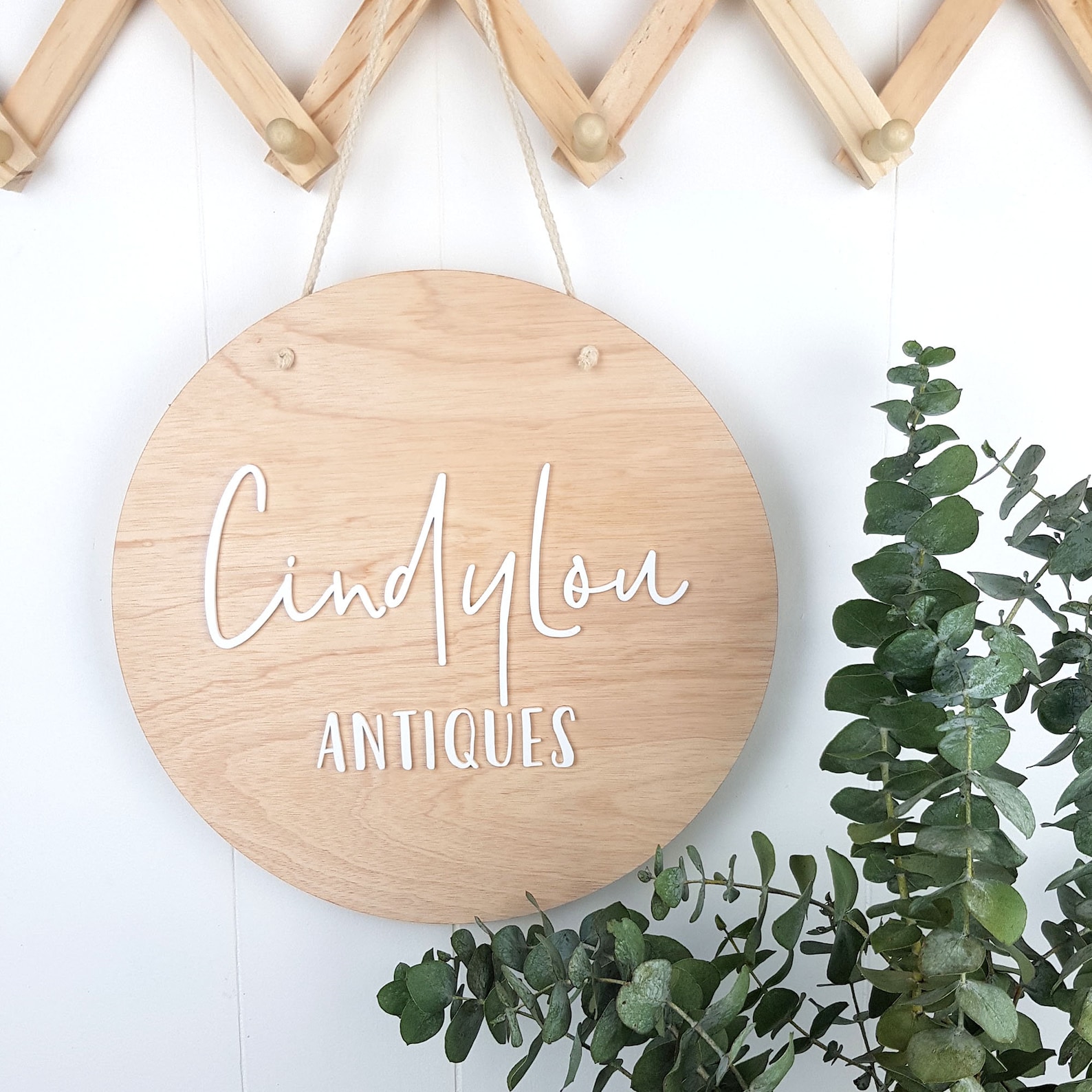 Letrero de negocio de madera Signo de logotipo personalizado Etsy