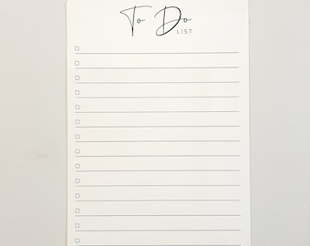 REMOVABLE To Do List - A4 Removable Adhesive Whiteboard To Do List - Custom Checklist - Whiteboard Checklist - Family Organiser