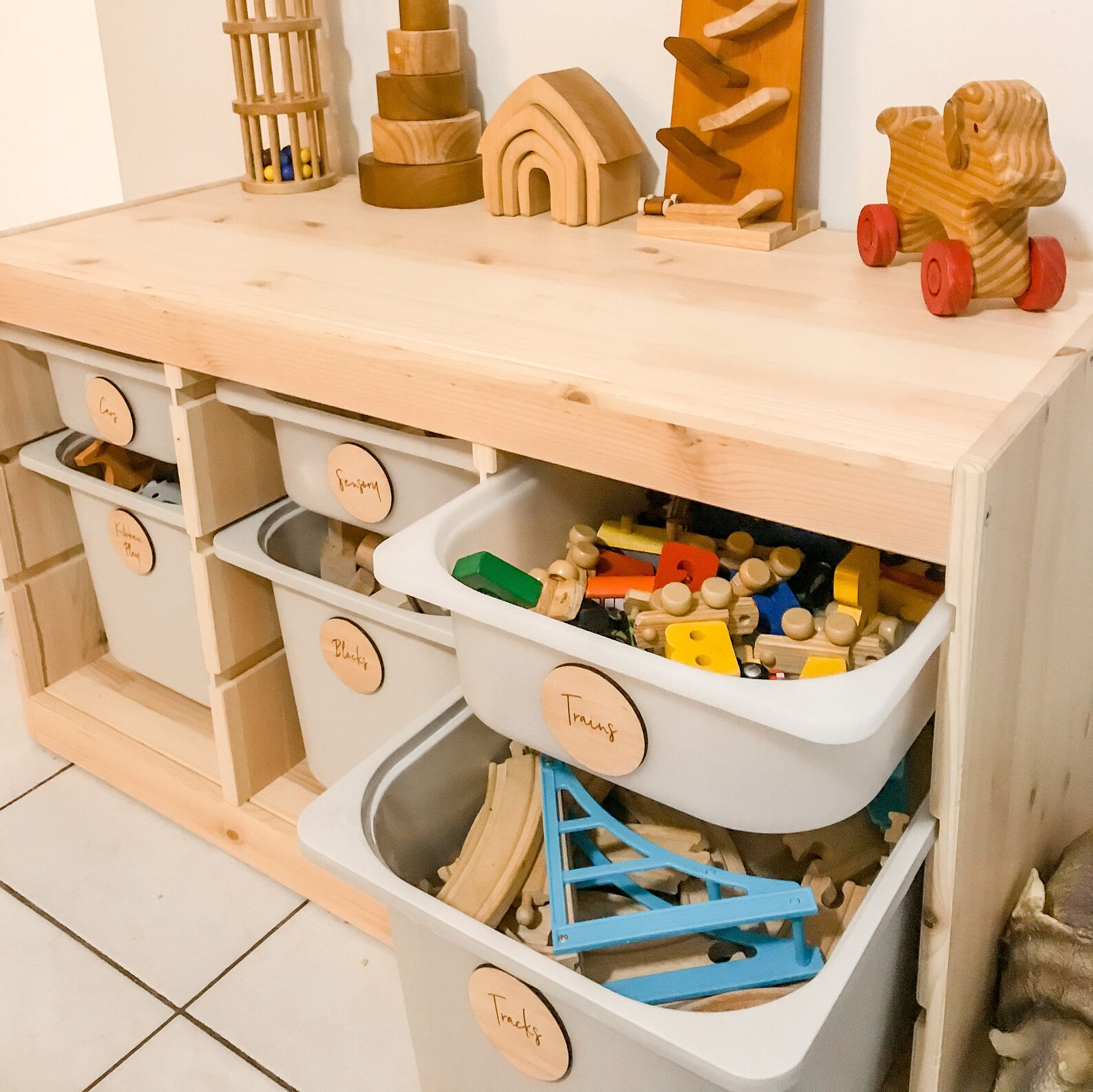 Toy Labels Ikea Trofast Wooden Labels Labels for Ikea Box Etsy Australia