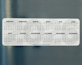 Mini 2026 Magnetic Whiteboard Calendar – Minimalist Fridge Planner