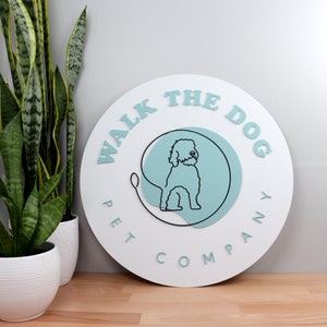 Custom Acrylic Business Signs - Acrylic Logo Signage - Storefront and Logo Display Signs - Market Stall Sign - Business Sign Display