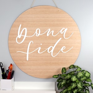 Wooden Business Sign -  Custom Logo Sign with 3D Acrylic Lettering and Graphics - Personalised Business Sign - Premium Logo Sign