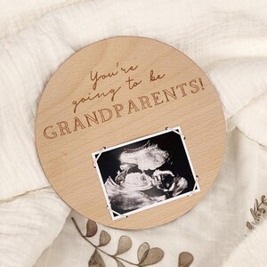 Vous allez être... faire-part photo pour bébé | Vous allez être grands-parents / Tante / Oncle | Cadeau baby shower | Faire-part de grossesse
