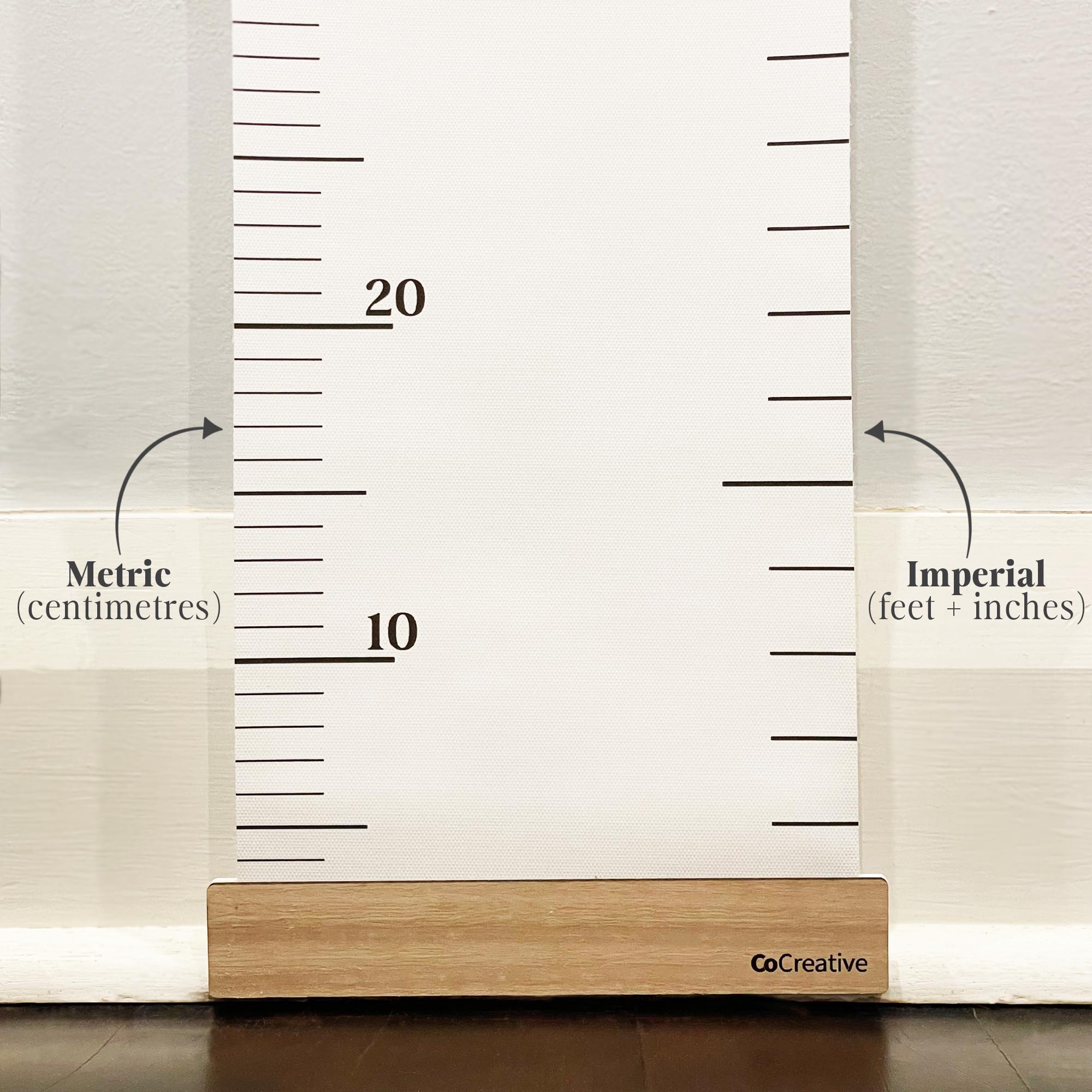 Height Level Names Custom Name Kids Height Chart | Portable Canvas Growth Chart ...