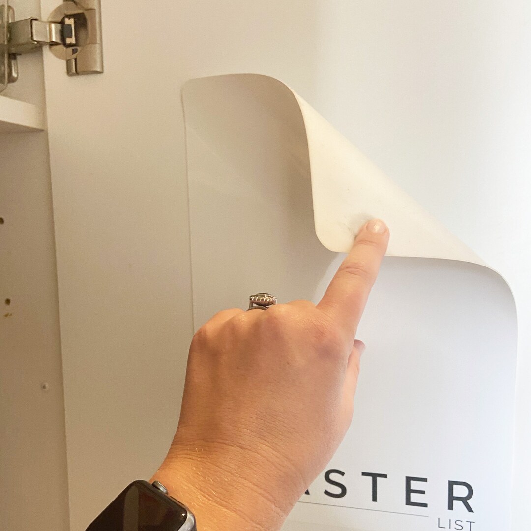 UPGRADE Selfadhesive Whiteboard Wall and Refrigerator Calendar, Peel