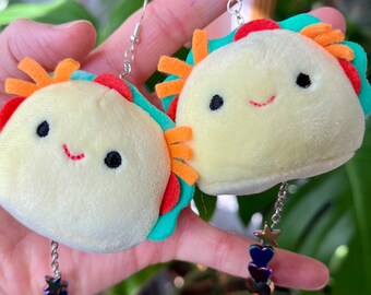 Squishmallow Earrings - Tex The Taco