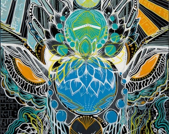 Fine Art Print - "Cosmic Owl"