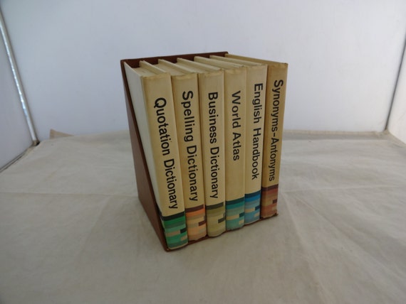 6 Book Set Career Institute Word Help Dictionary Synonyms Etsy