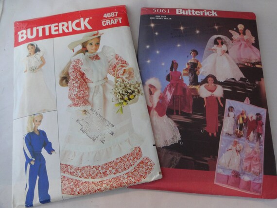 butterick barbie doll patterns
