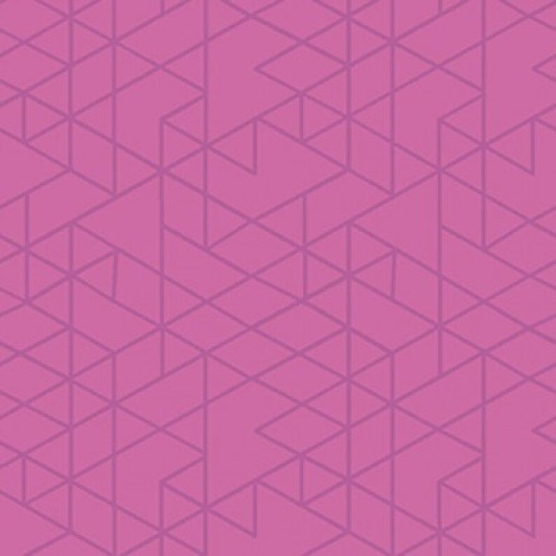 Fuchsia Fabric Geometric Fabric Rosewood Fuchsia Tone on Etsy