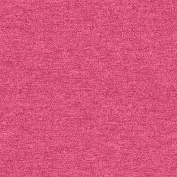 Pink Fabric, Azalea Pink Fabric, Cotton Shot, Solid Cotton Fabric, Denim Print, Cotton Basics, by Benartex, 9636-28