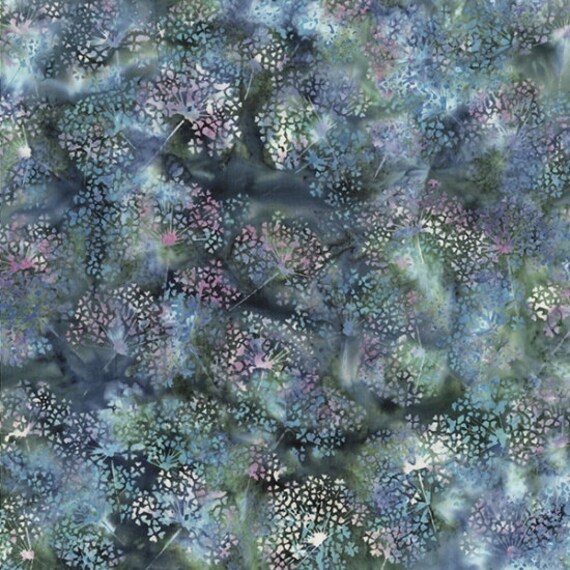 Bali Batik Dandelion Electric Purple Hoffman Fabric