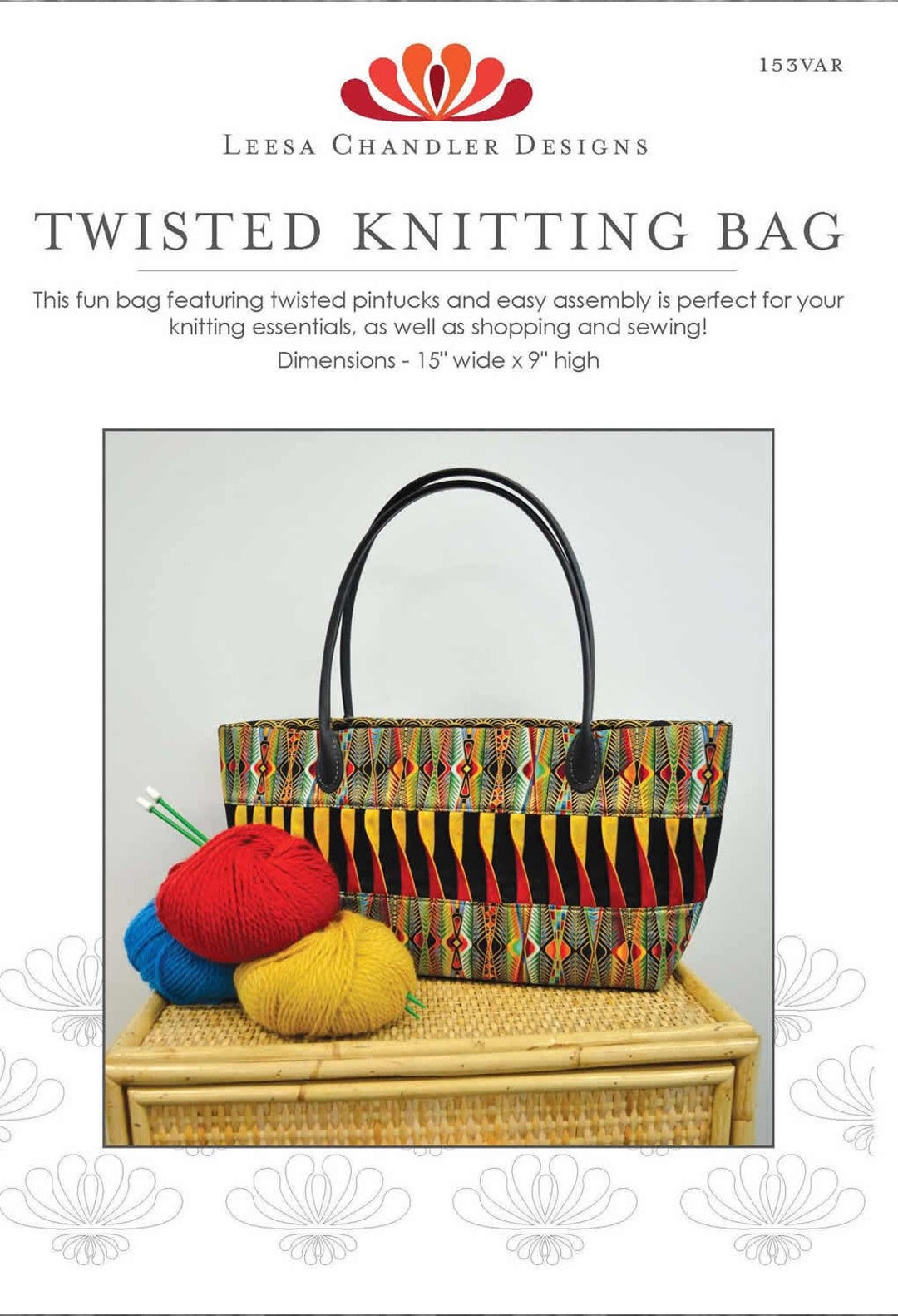 Knitting Bag Pattern Knitting Bag Twisted Knitting Bag Bag - Etsy